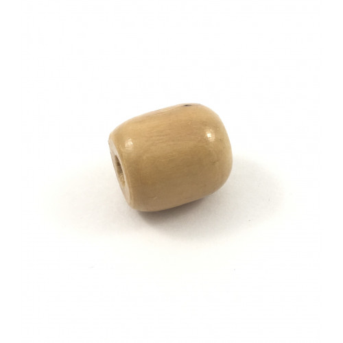 Natural wood barrel 16x17 mm beads